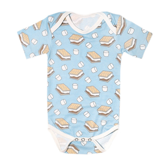 Short Sleeve Bodysuit - S'mores