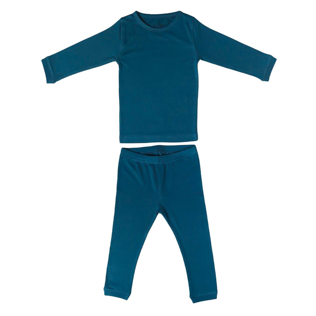 2pc Long Sleeve Pajama Set - Steel