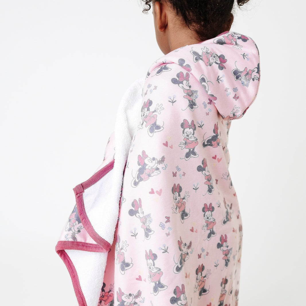 Premium Big Kid Hooded Towel - Minnie Mouse