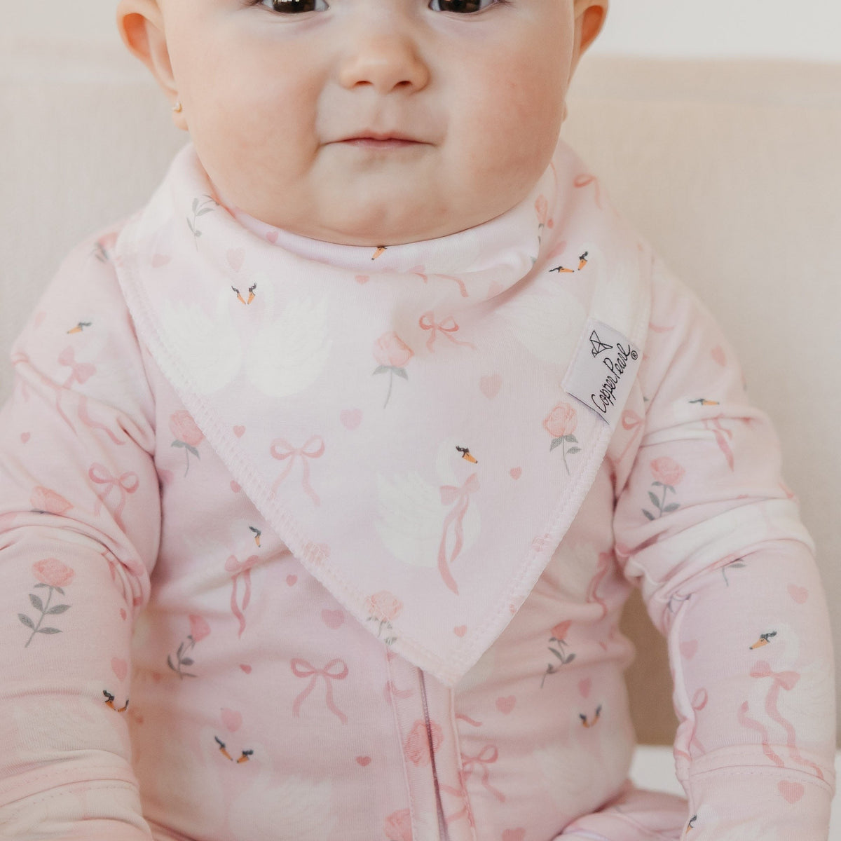 4 Pack Baby Bandana Bibs - Katerina