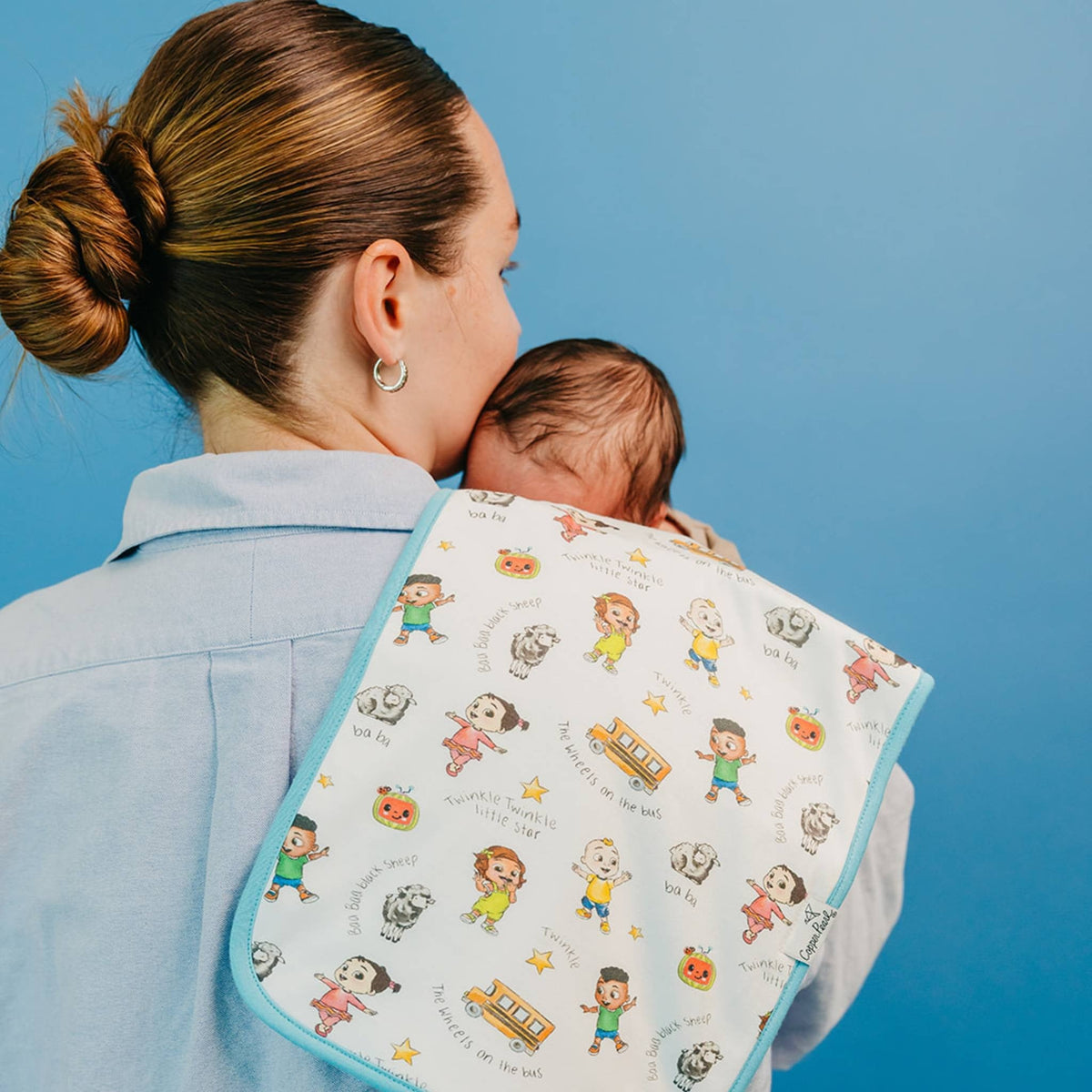3 Pack Premium Burp Cloths - CoComelon Friends