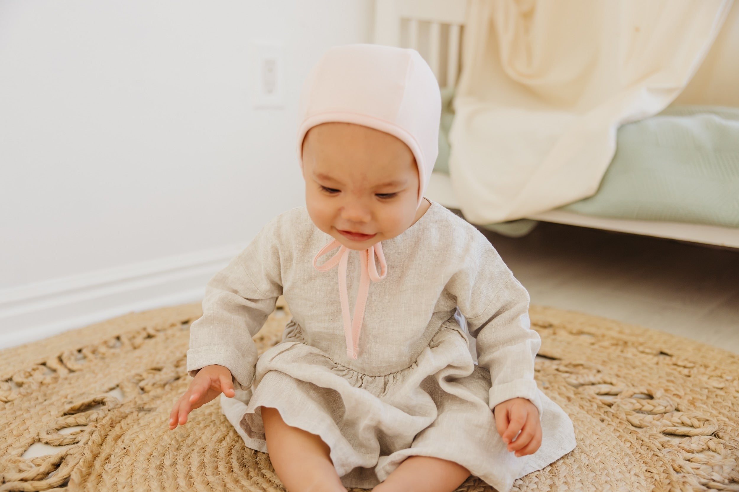 Baby Bonnet - Blush