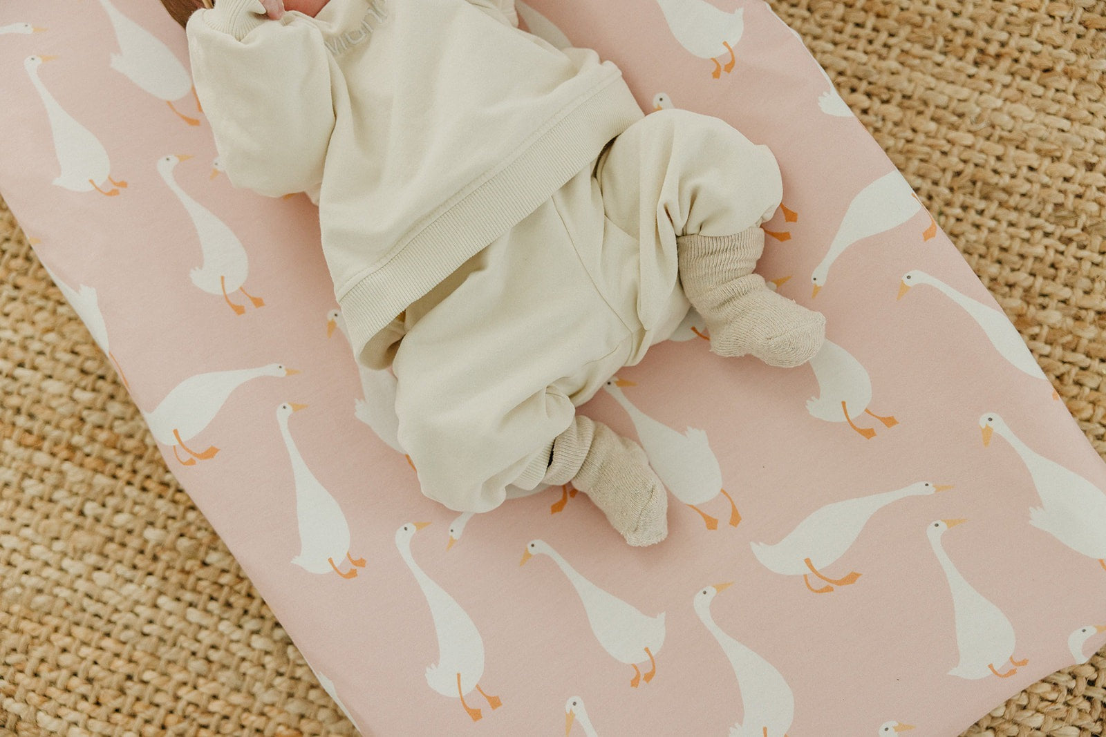 Premium Knit Diaper Changing Pad Cover - Goosie
