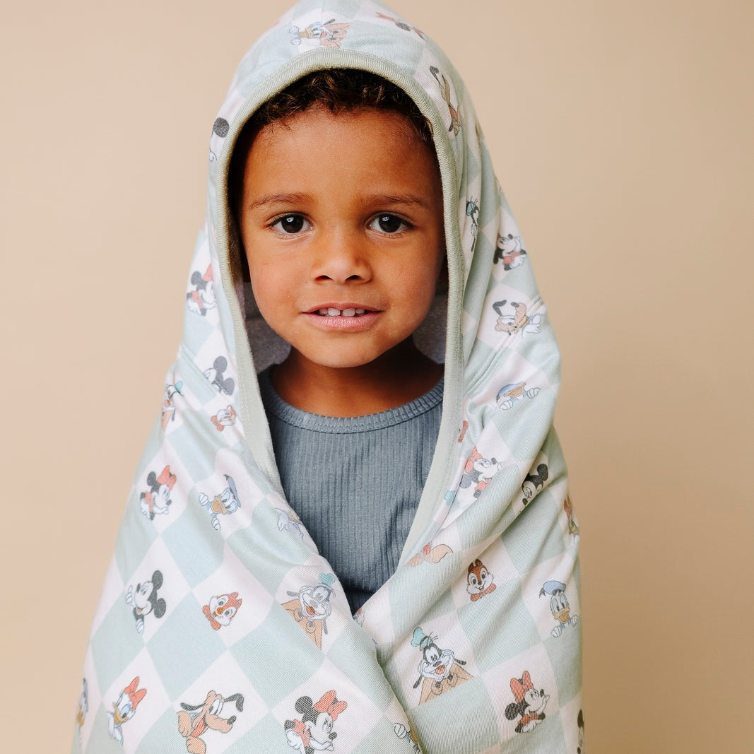 Premium Big Kid Hooded Towel - Mickey Mouse and Friends