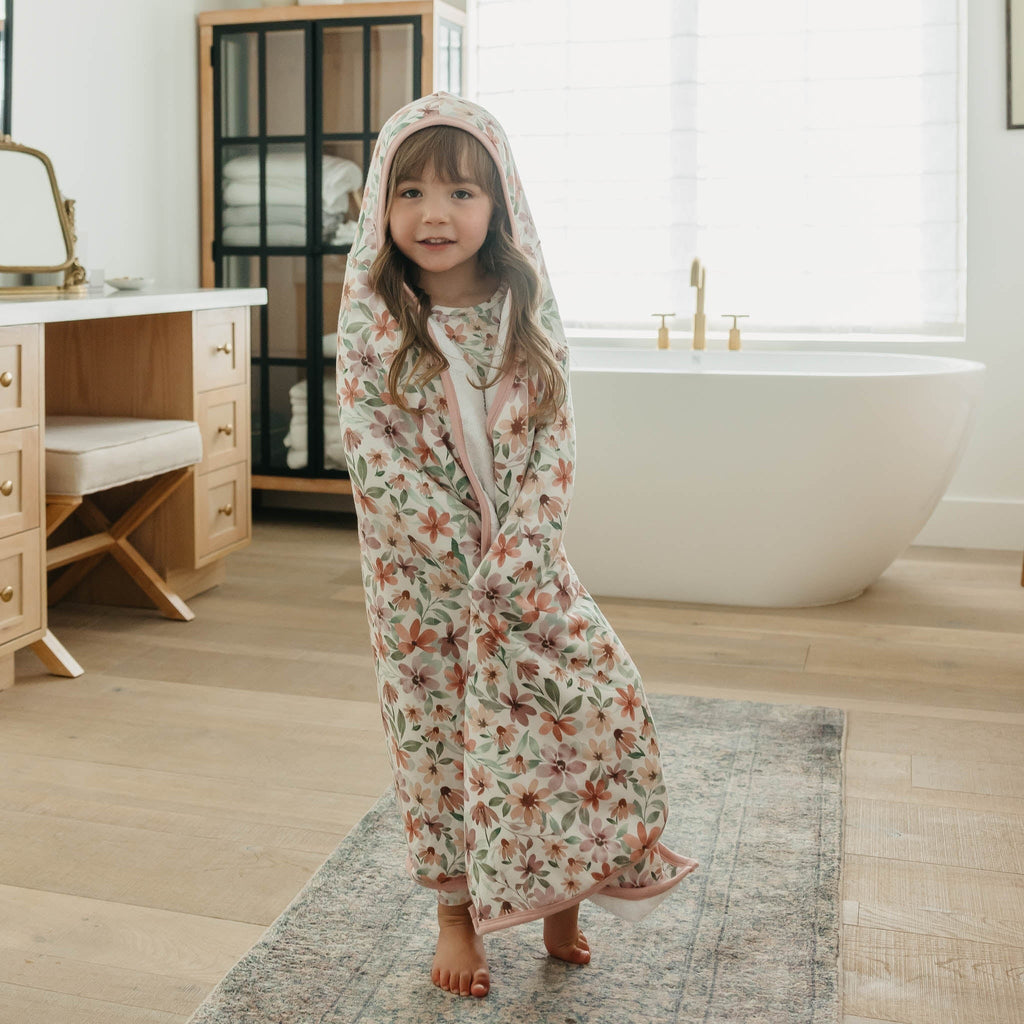 Premium Big Kid Hooded Towel - Natalie