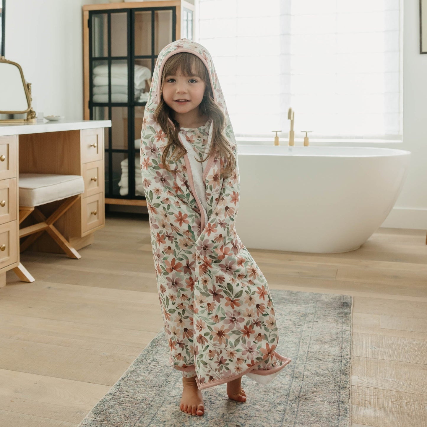 Premium Big Kid Hooded Towel - Natalie
