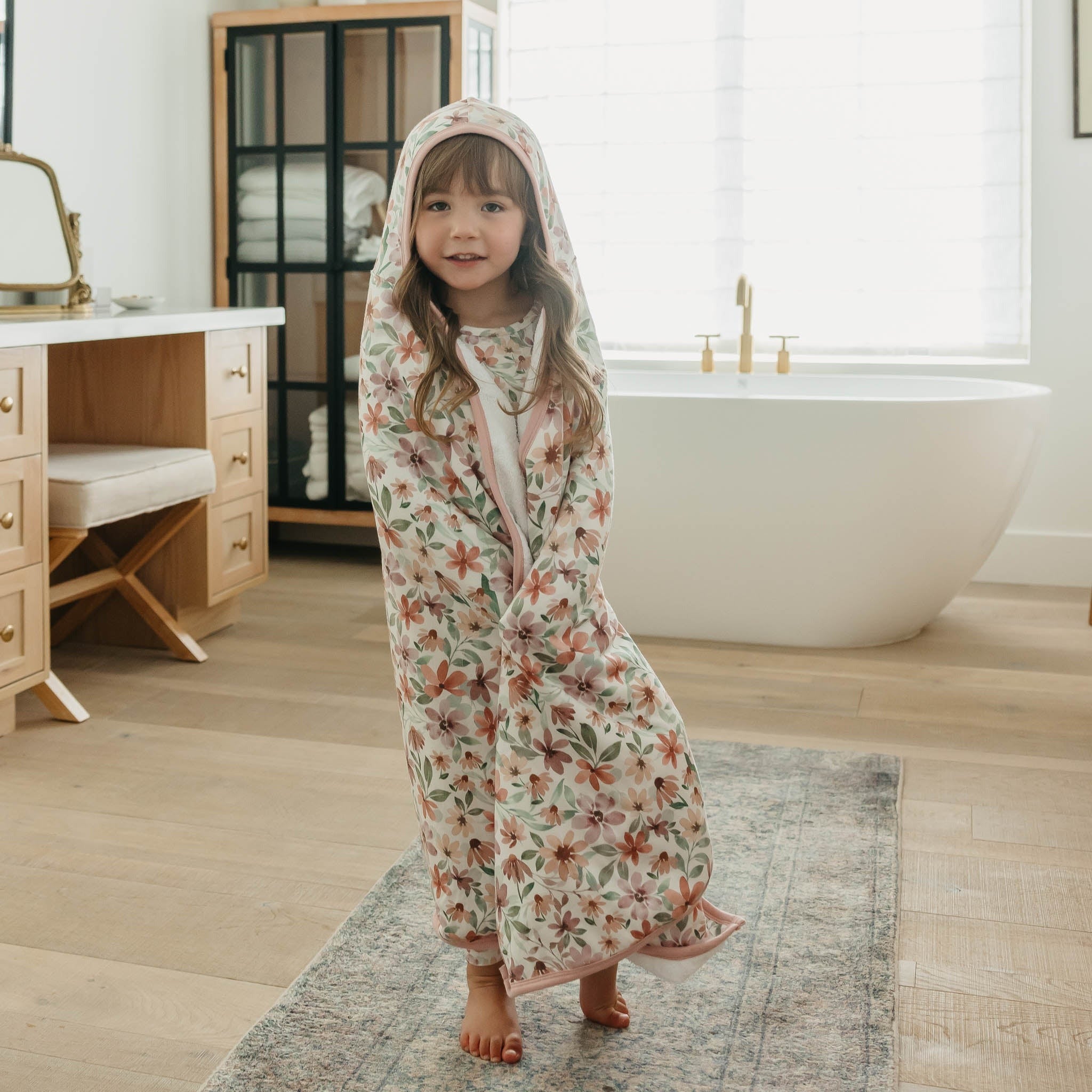 Premium Big Kid Hooded Towel - Natalie