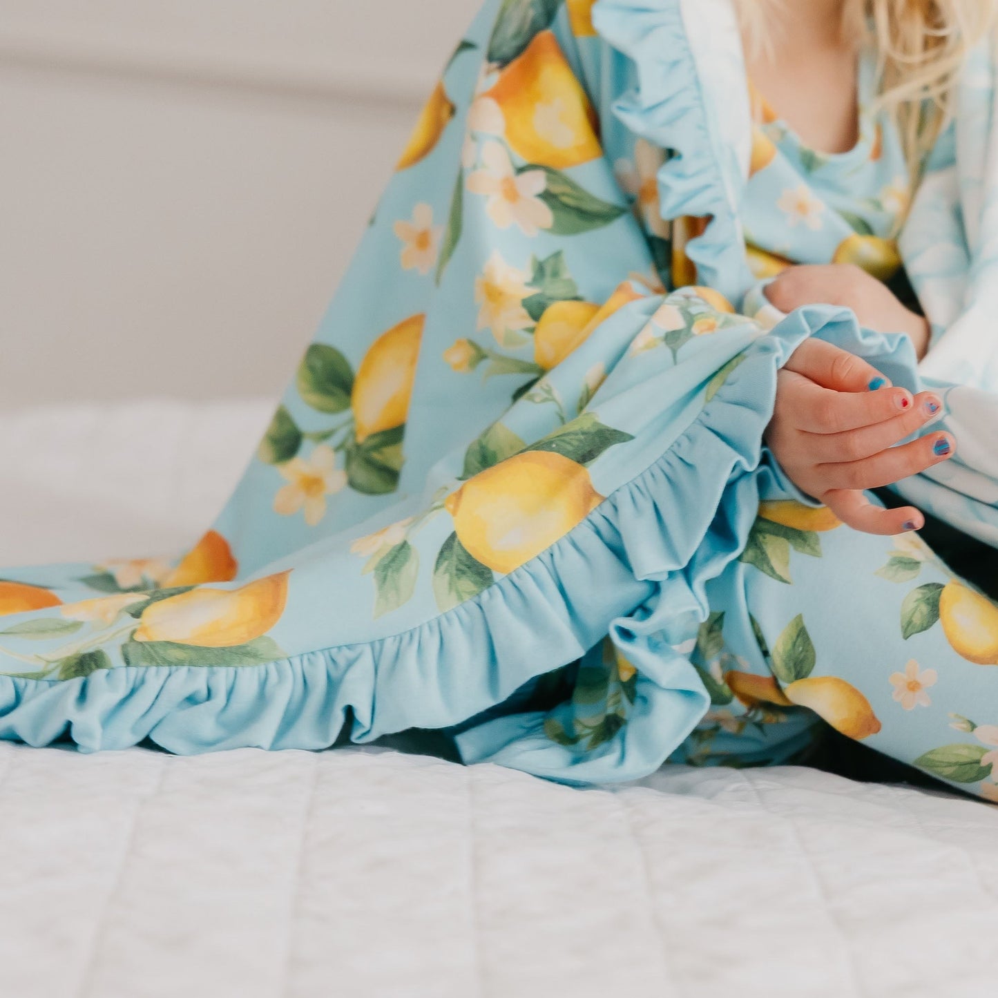 Ruffled Three-Layer Quilt - Melody