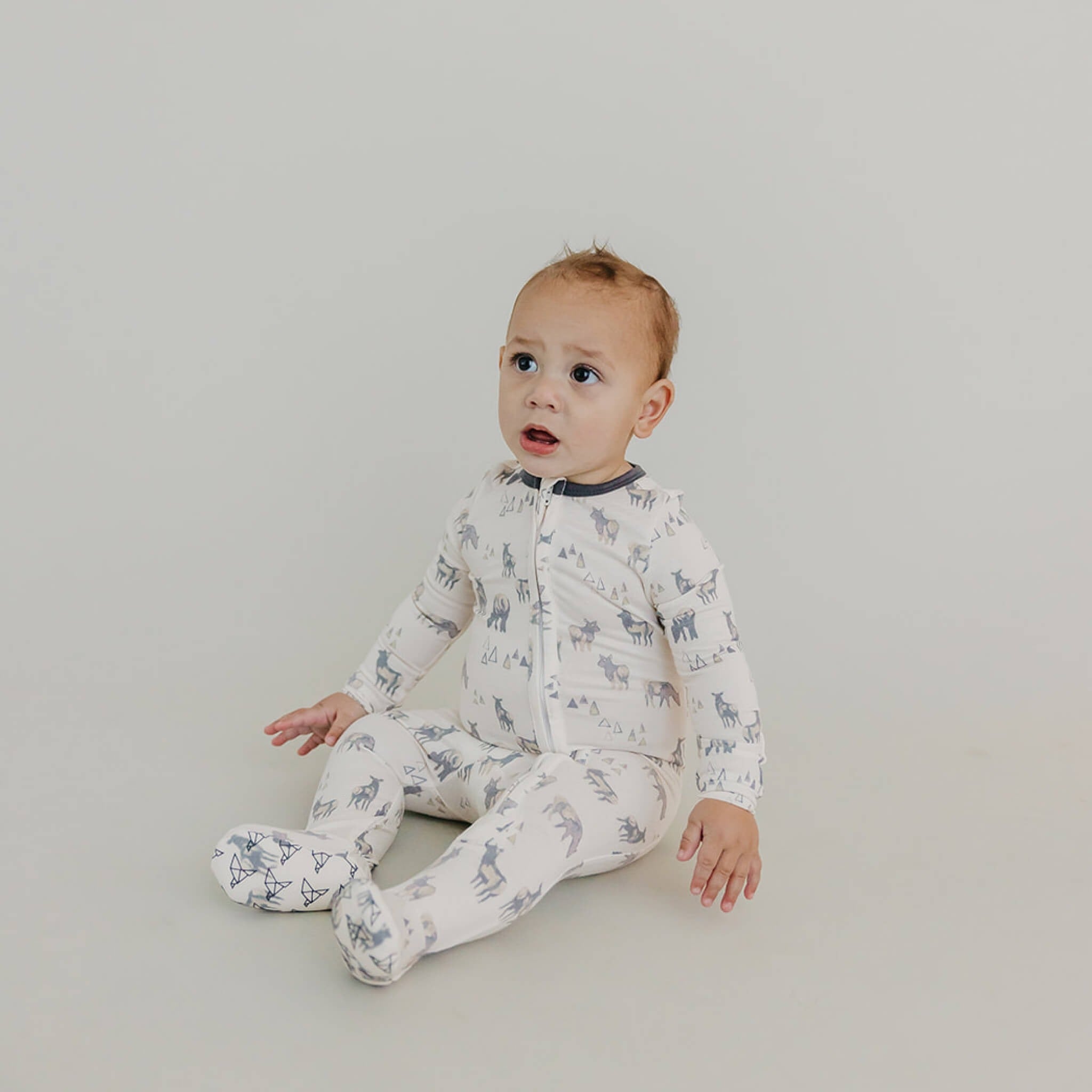 Zip-Up Footie Pajama - Cody