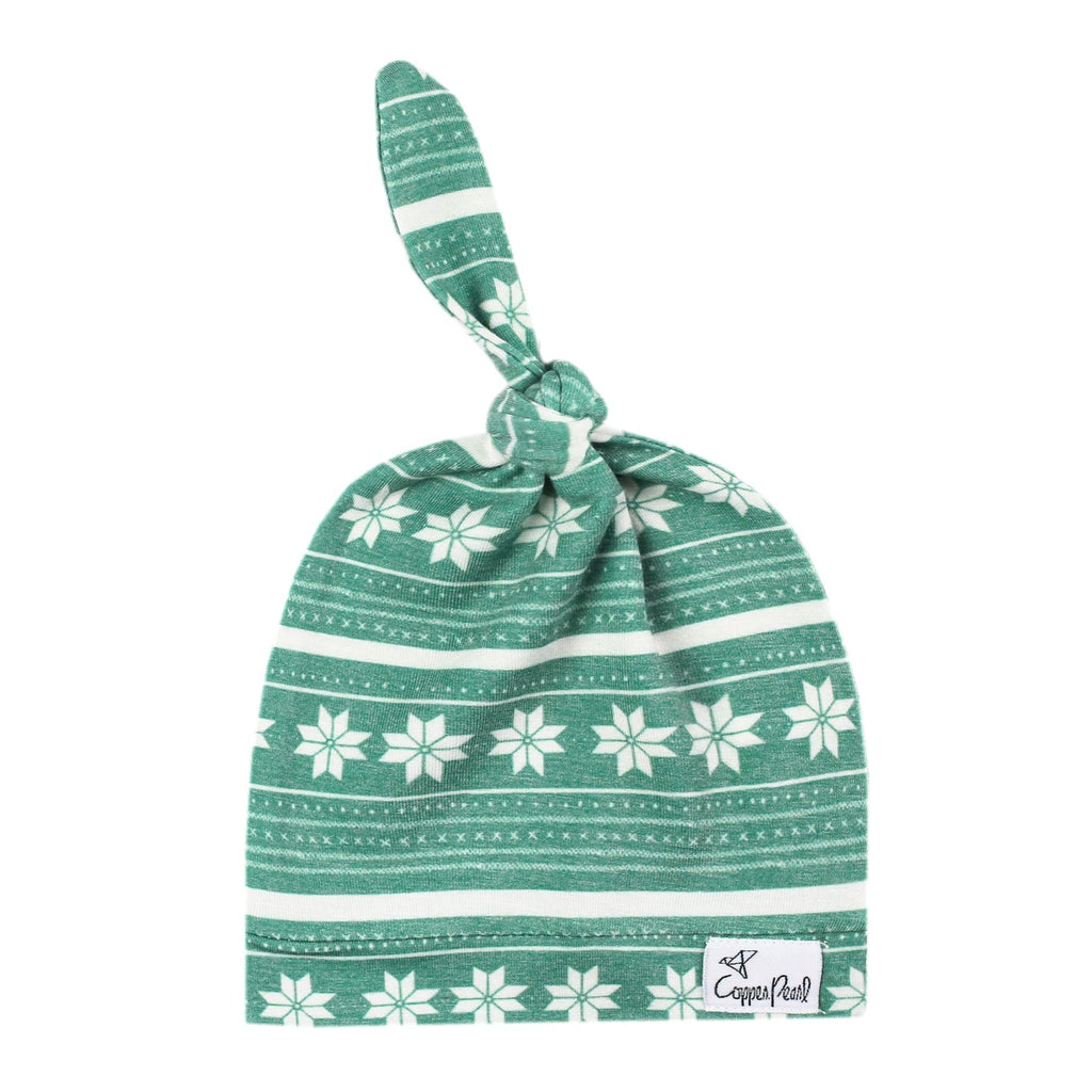 Top Knot Hat - Knit