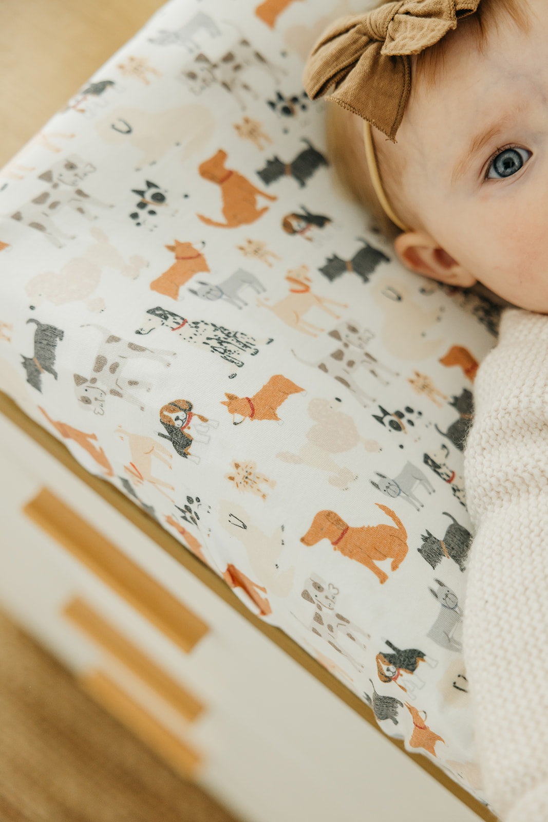 Premium Knit Diaper Changing Pad Cover - Rufus