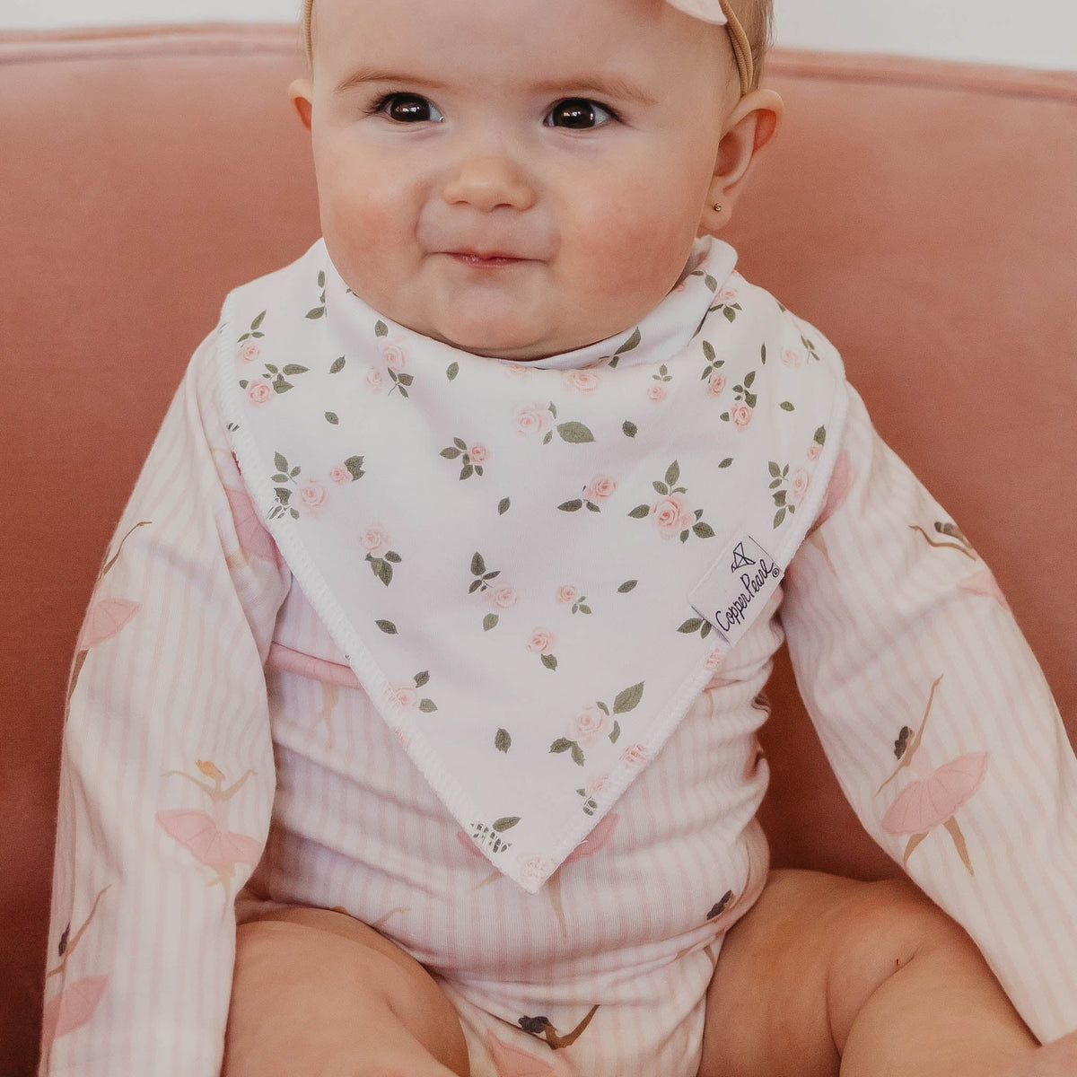 4 Pack Baby Bandana Bibs - Katerina