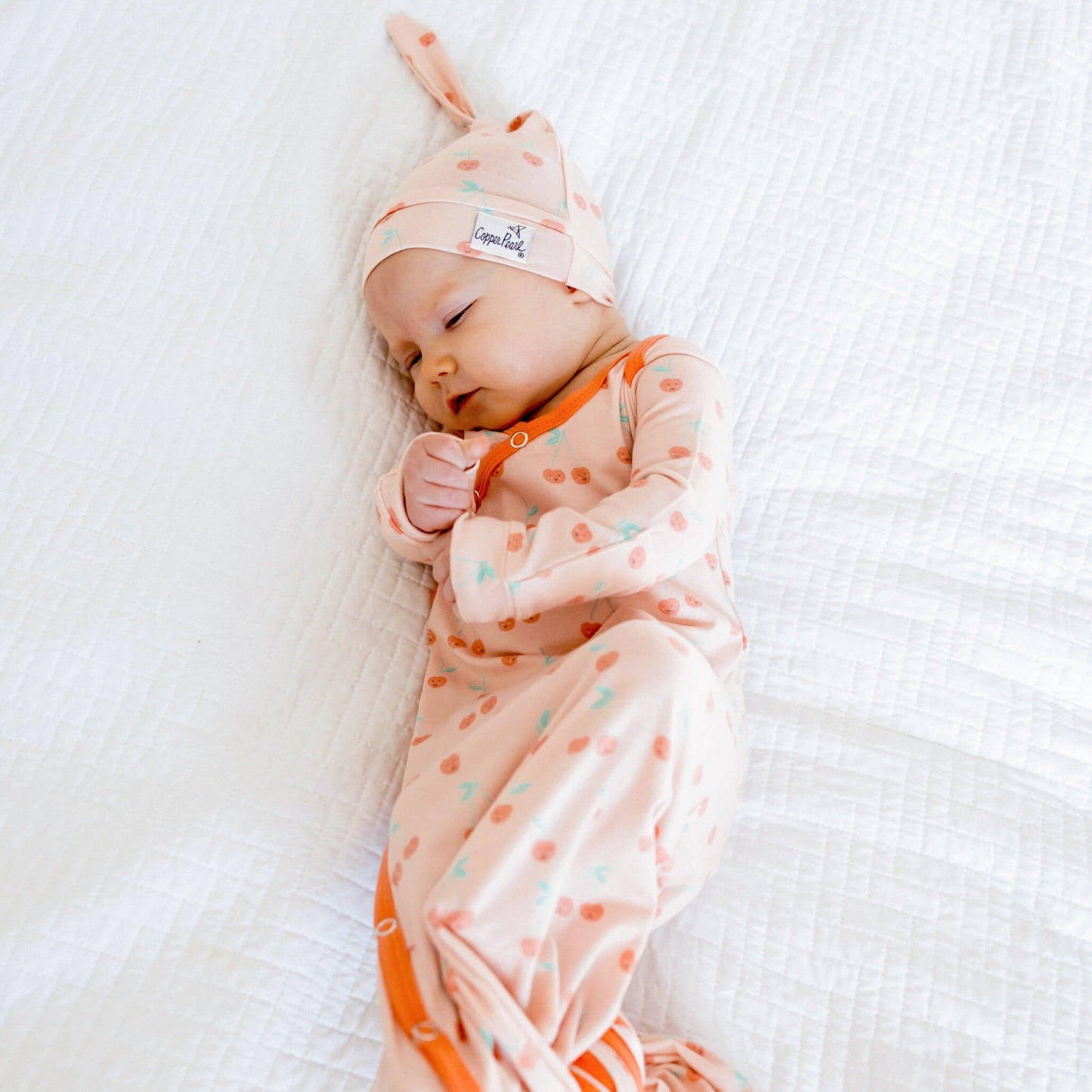 Newborn Knotted Gown - Cheery
