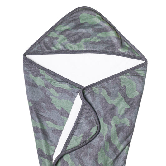 Premium Baby Knit Hooded Towel - Hunter