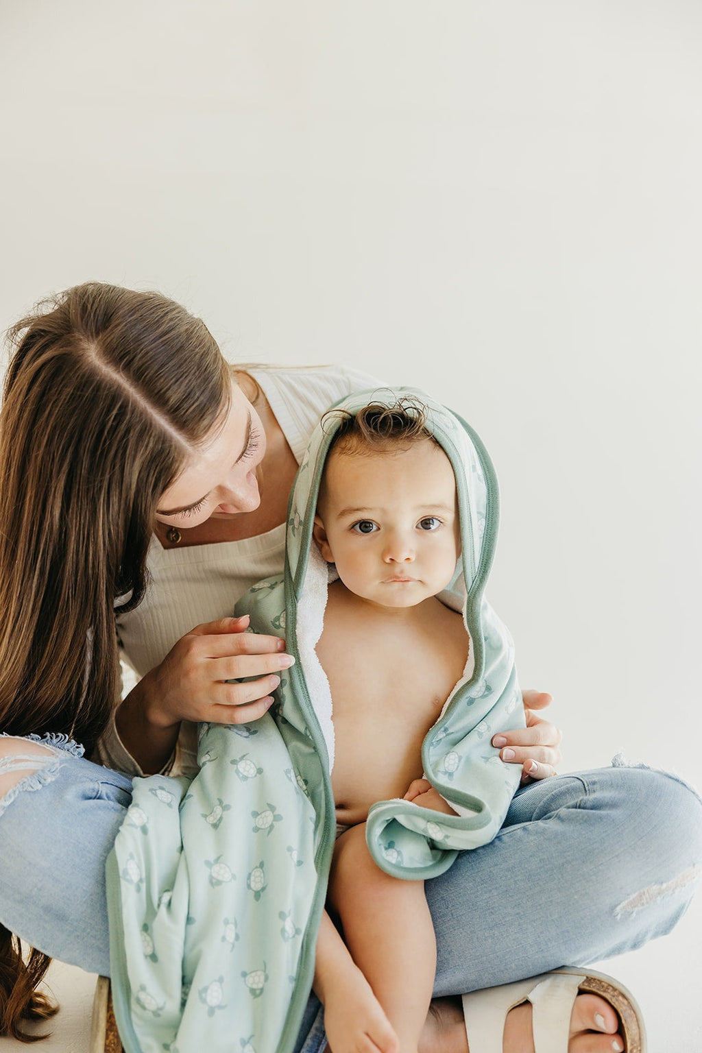 Premium Baby Knit Hooded Towel - Wade