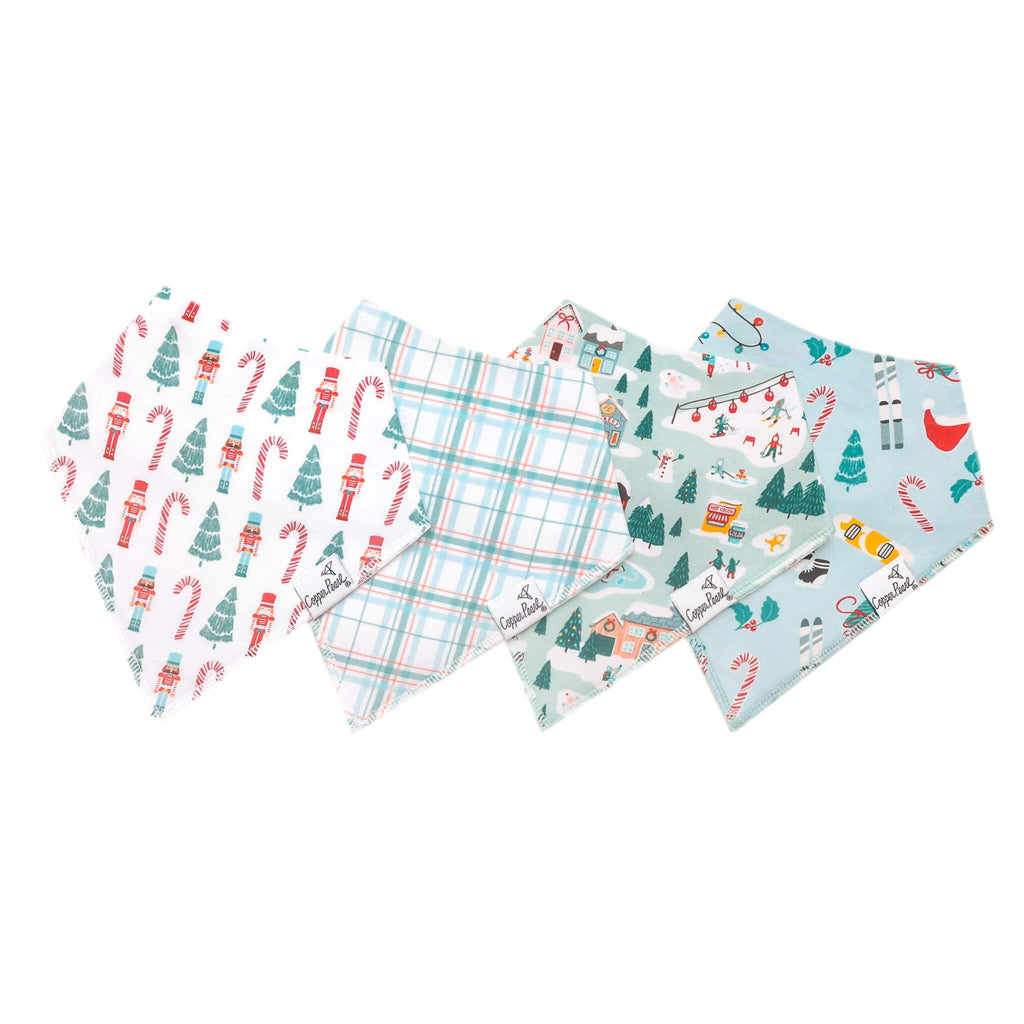 4 Pack Baby Bandana Bibs - Nicholas
