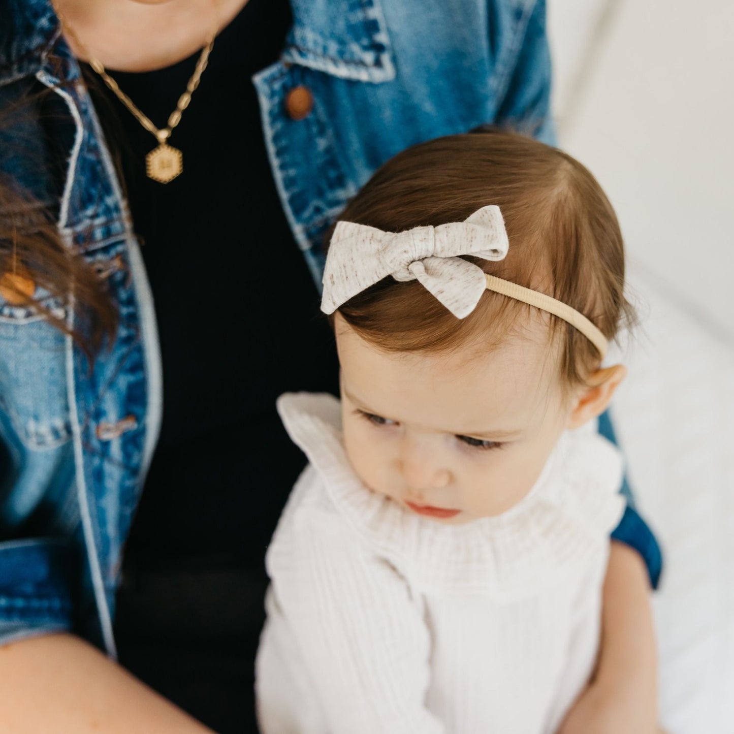 Classic Baby Bow - Oat