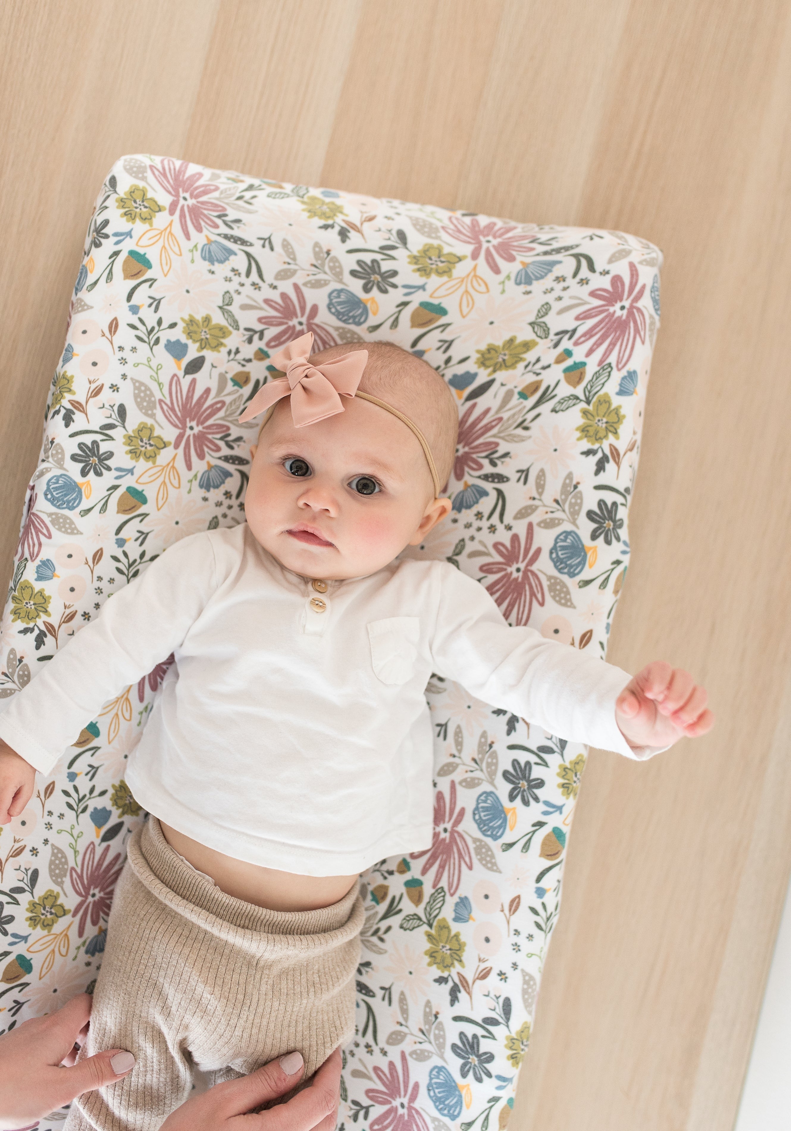 Premium Knit Diaper Changing Pad Cover - Olive