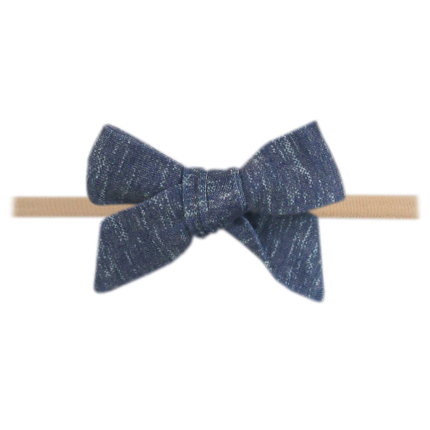 Classic Baby Bow - Denim