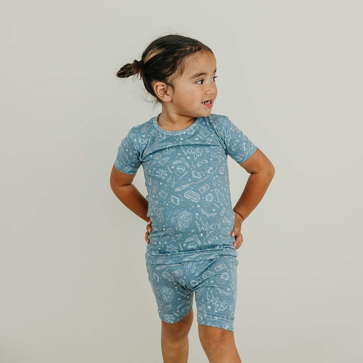 2pc Short Sleeve Pajama Set - Hogwarts