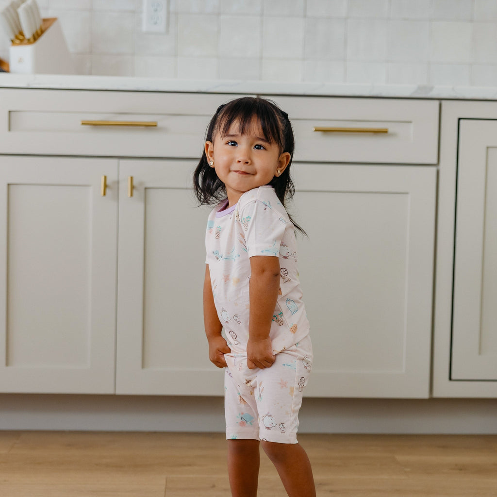 2pc Short Sleeve Pajama Set - Enchanted Friends