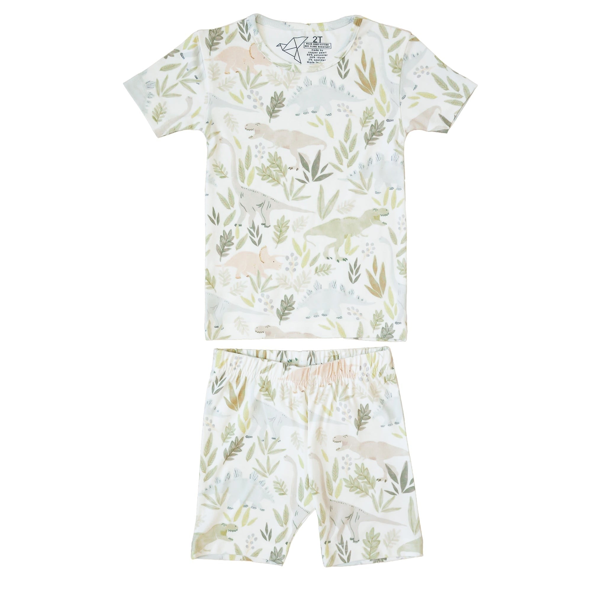 2pc Short Sleeve Pajama Set - Rex