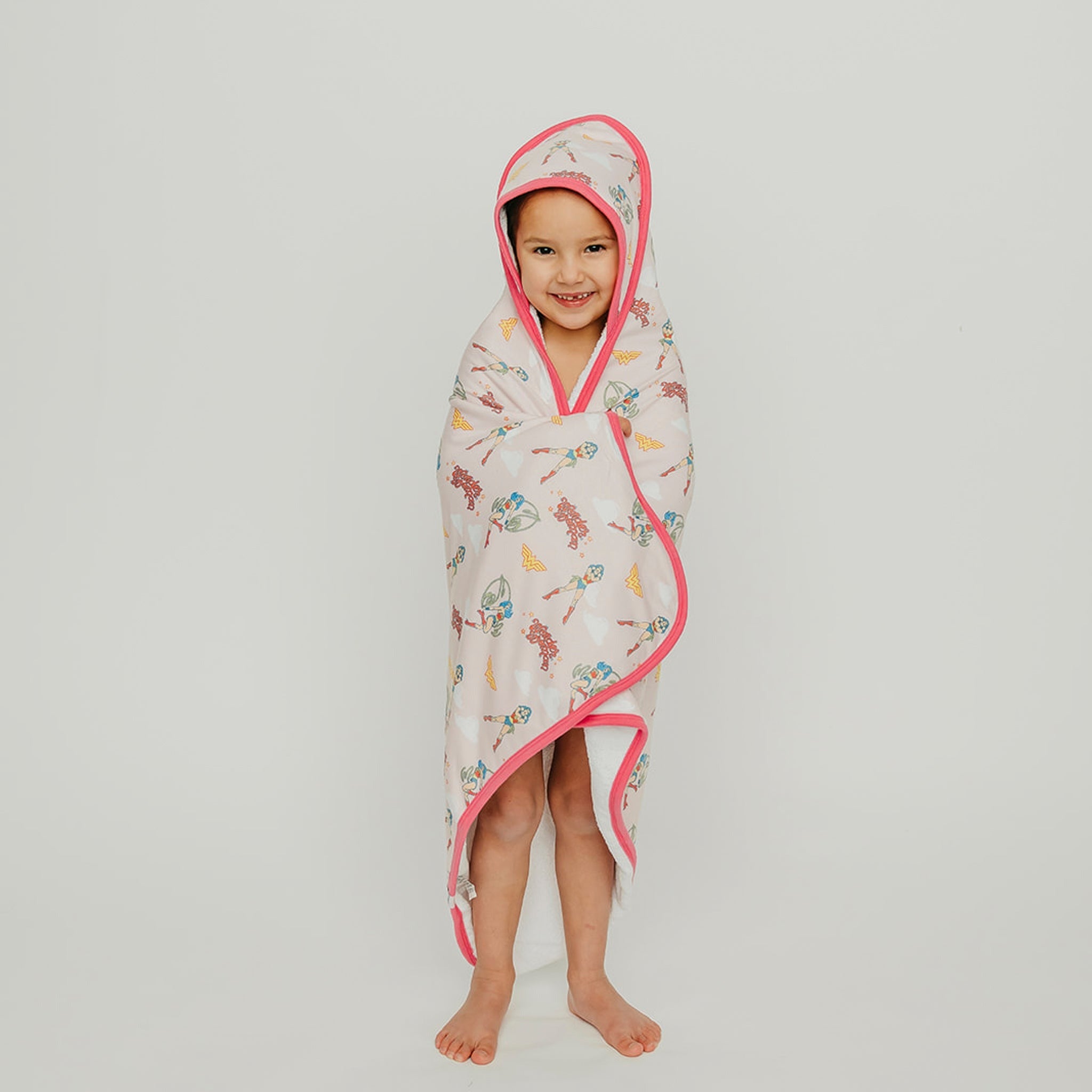 Premium Baby Knit Hooded Towel - Wonder Woman