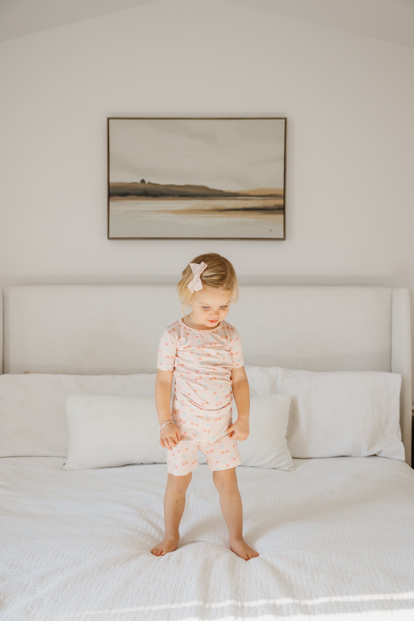 2pc Short Sleeve Pajama Set - Cheery