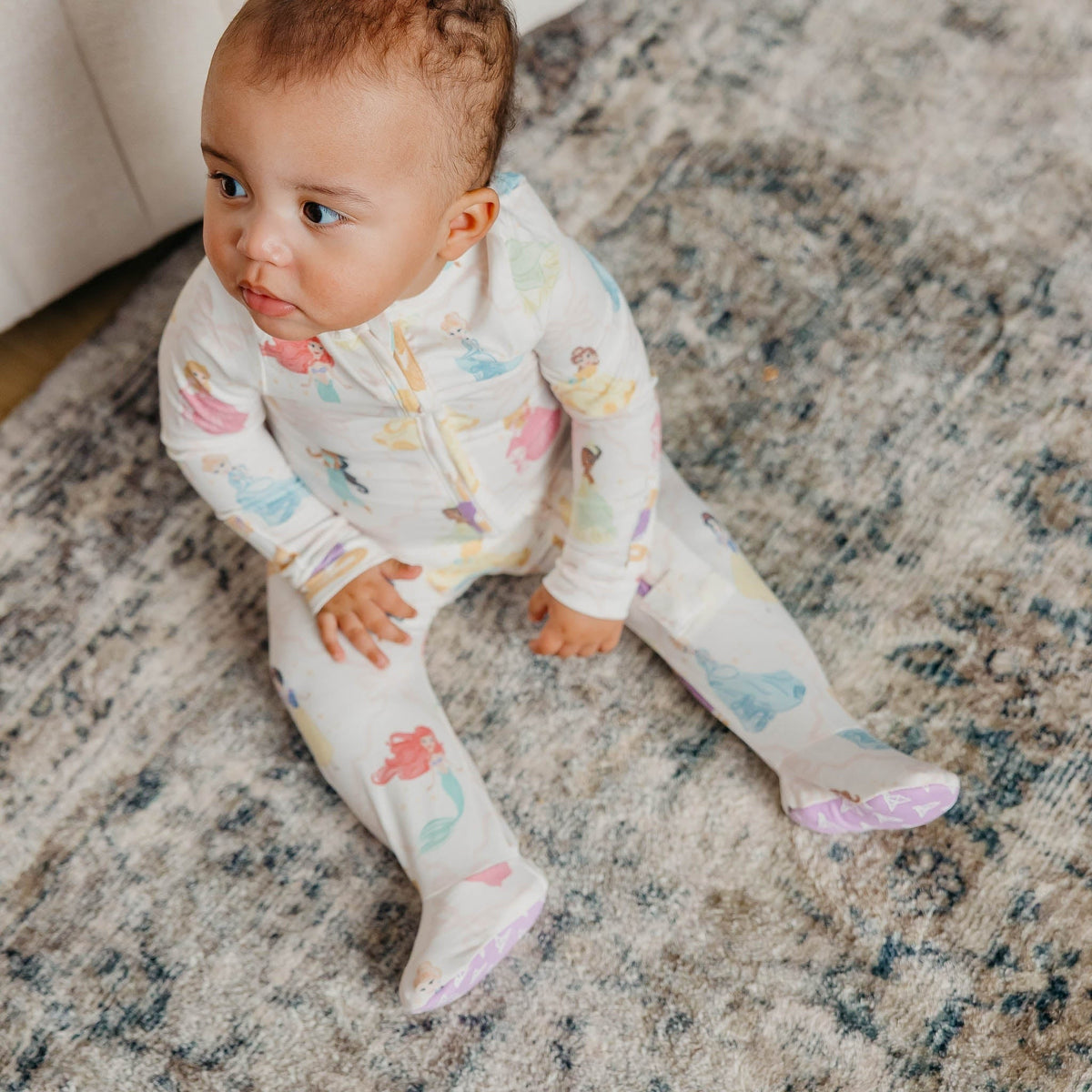 Zip-Up Footie Pajama - Disney Princess