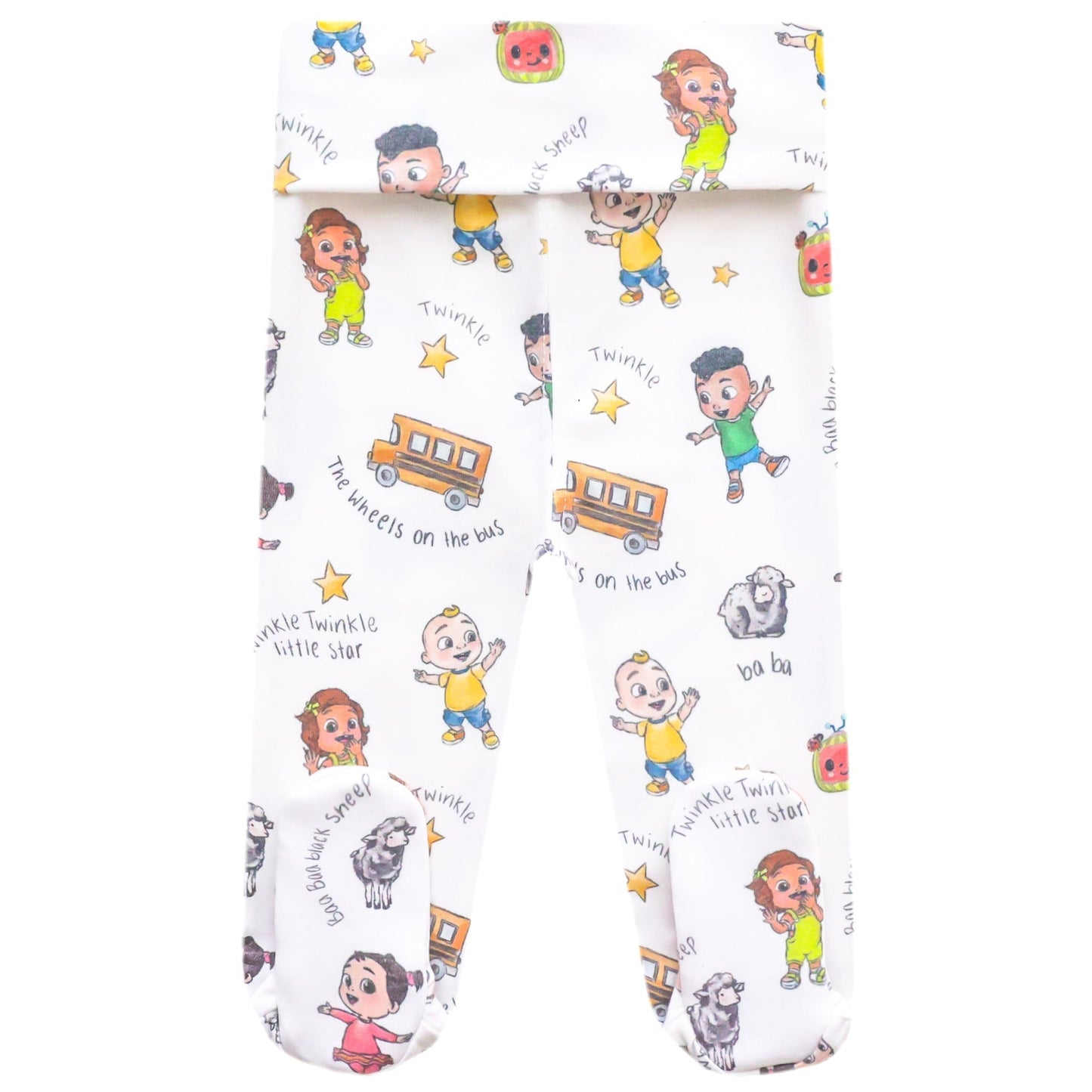 Footed Baby Pants - CoComelon Friends