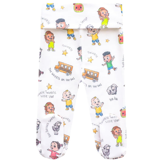Footed Baby Pants - CoComelon Friends