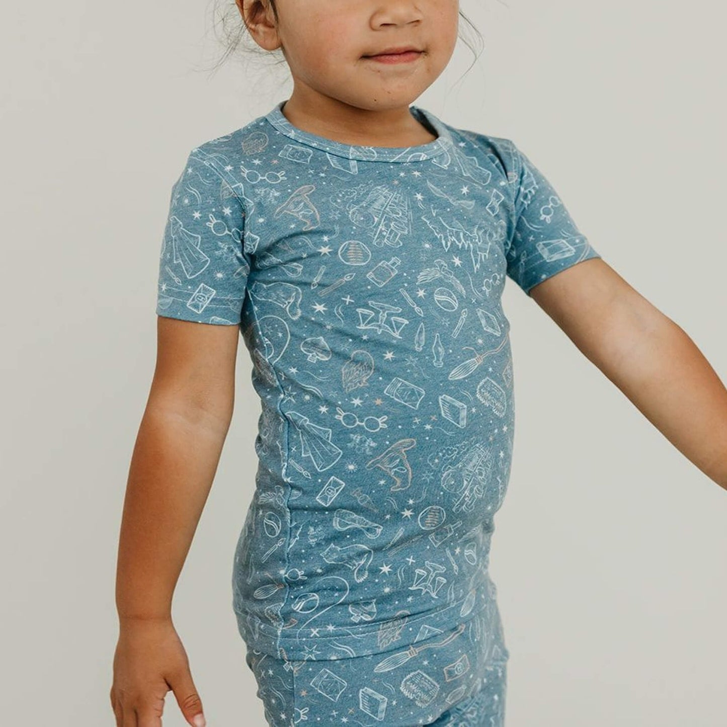 2pc Short Sleeve Pajama Set - Hogwarts