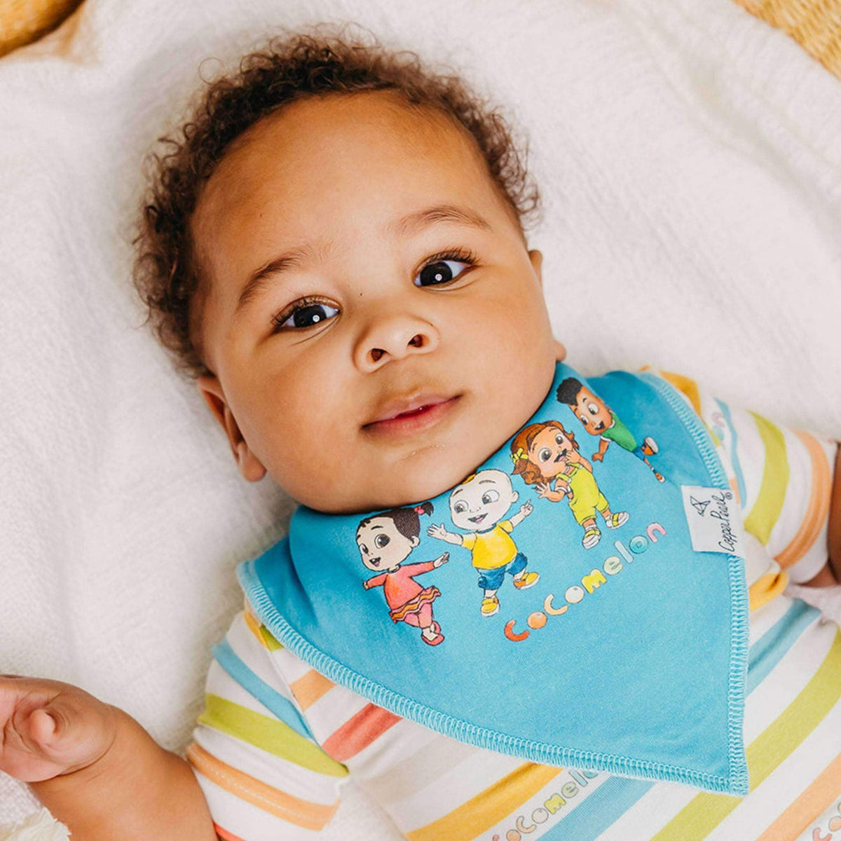 4 Pack Baby Bandana Bibs - CoComelon Friends