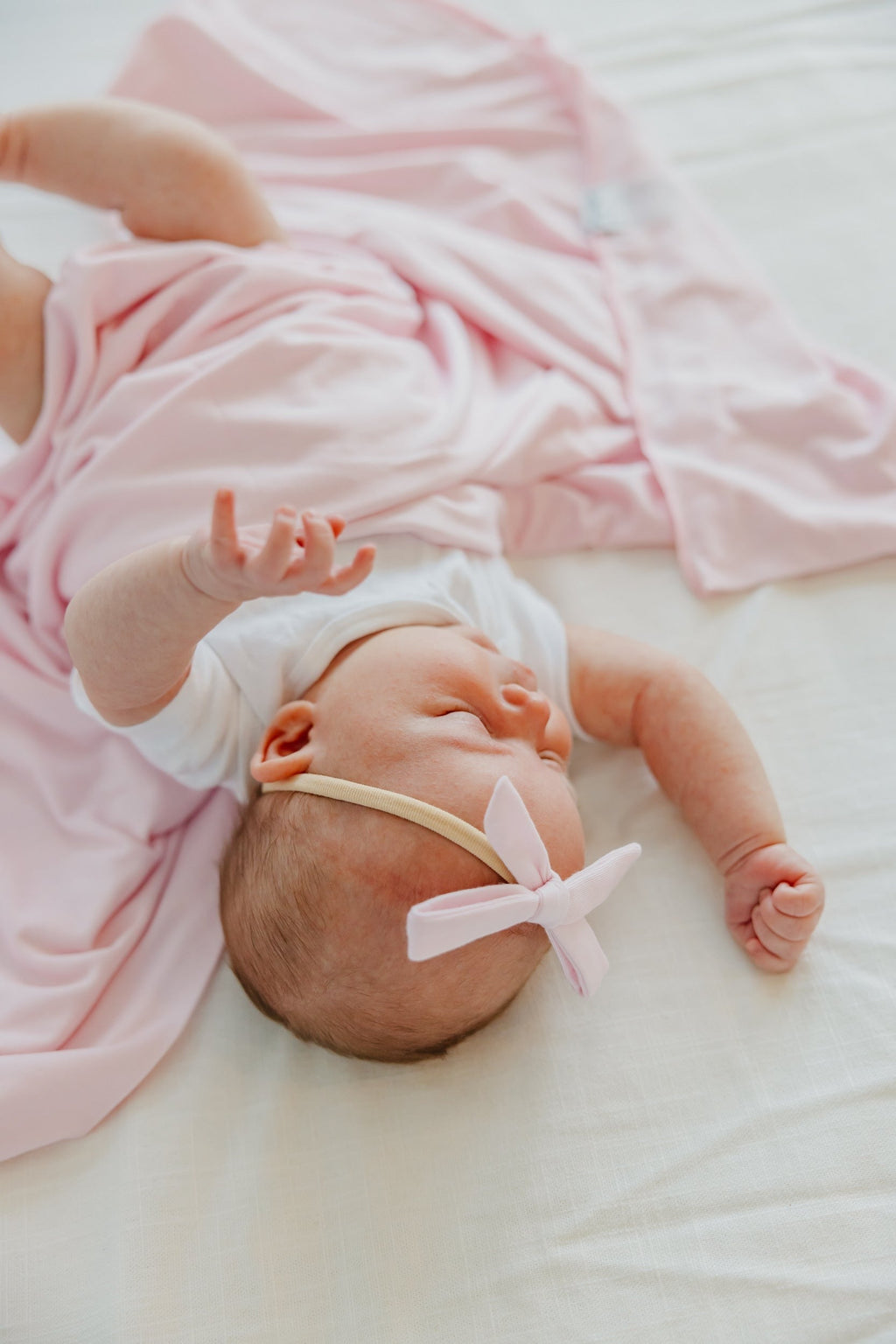 Ribbon Baby Bow - Blossom