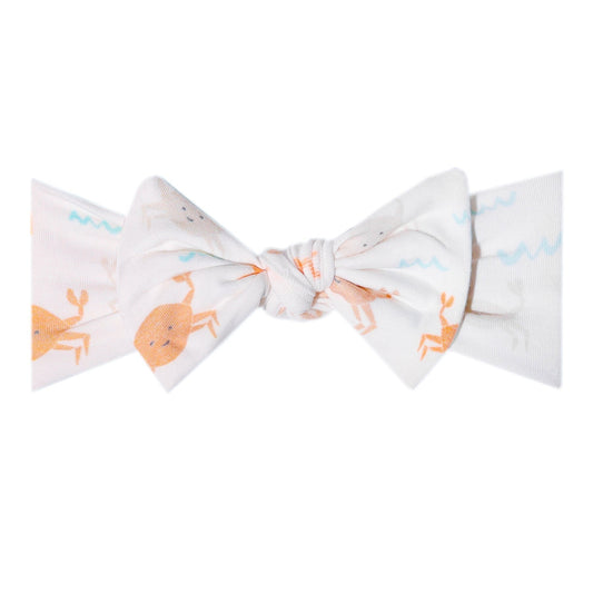 Knit Headband Bow - Tide