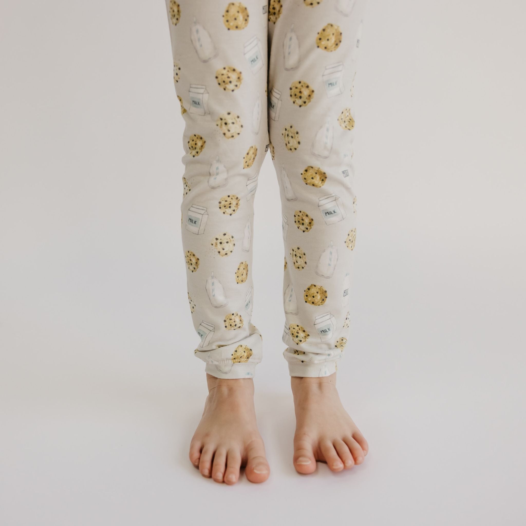 2pc Long Sleeve Pajama Set - Chip
