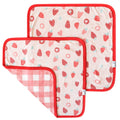 Three-Layer Security Blanket Set - Strawberry