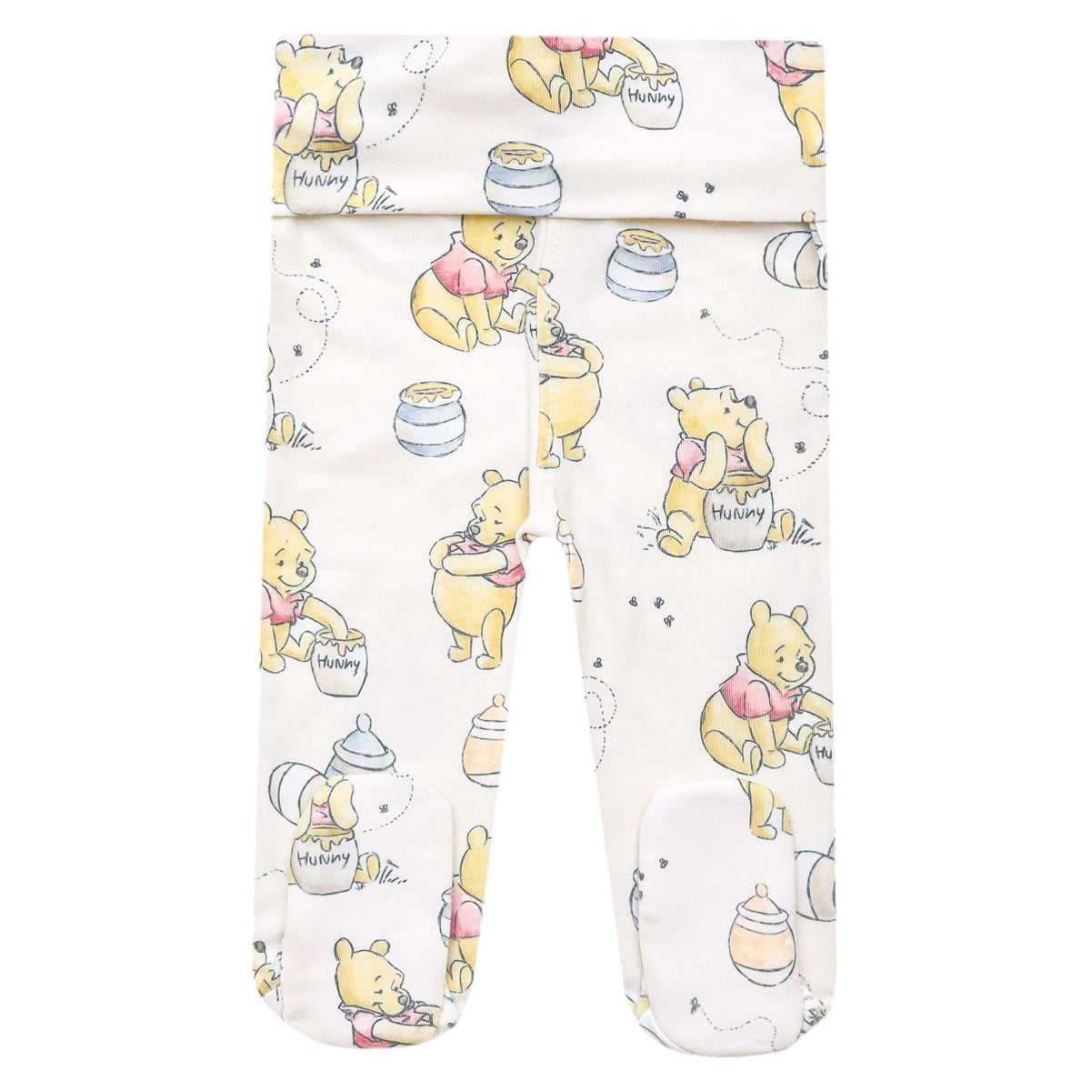 Footed Baby Pants - Hunny