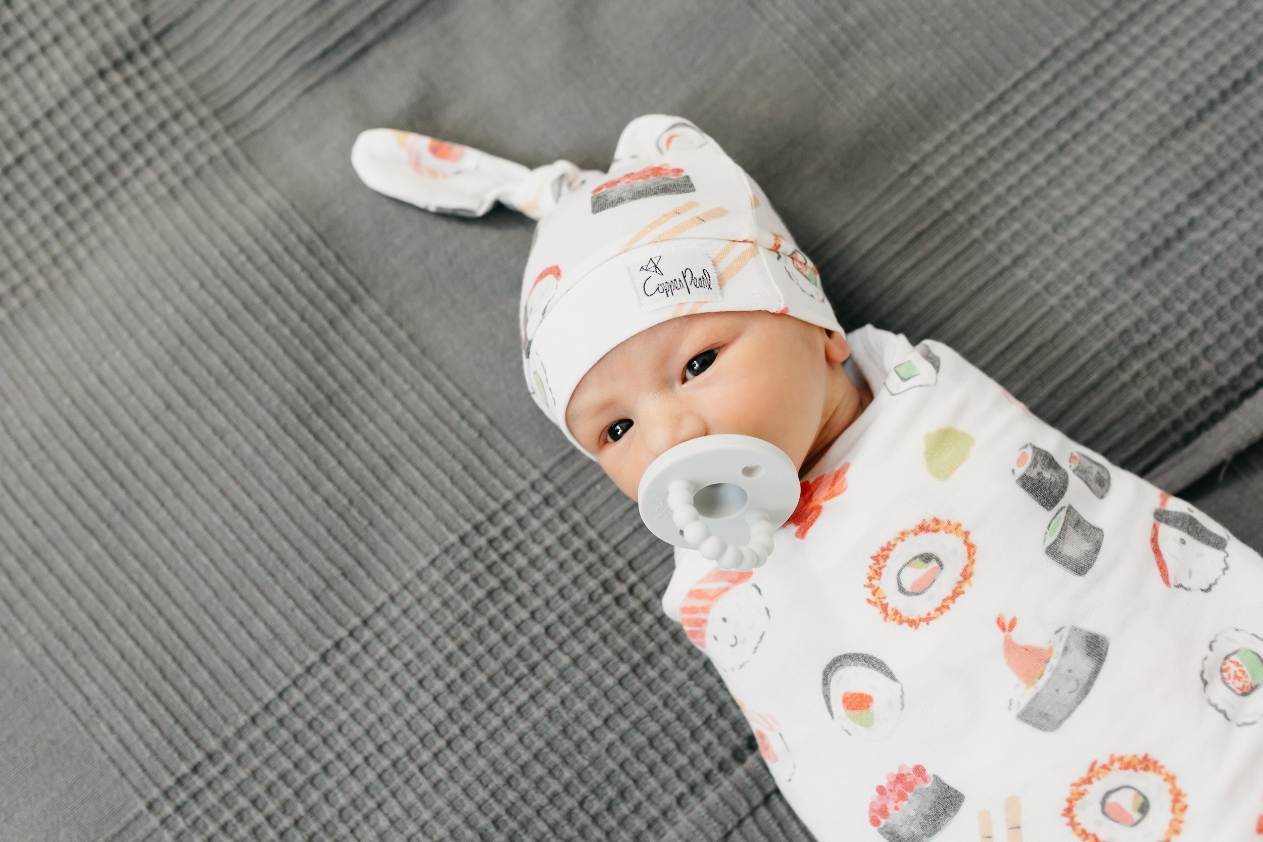 Knit Swaddle Blanket - Baja