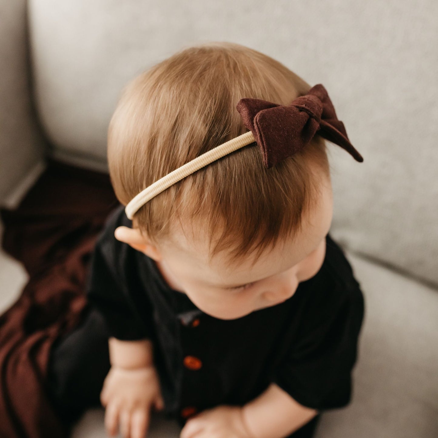 Classic Baby Bow - Moose