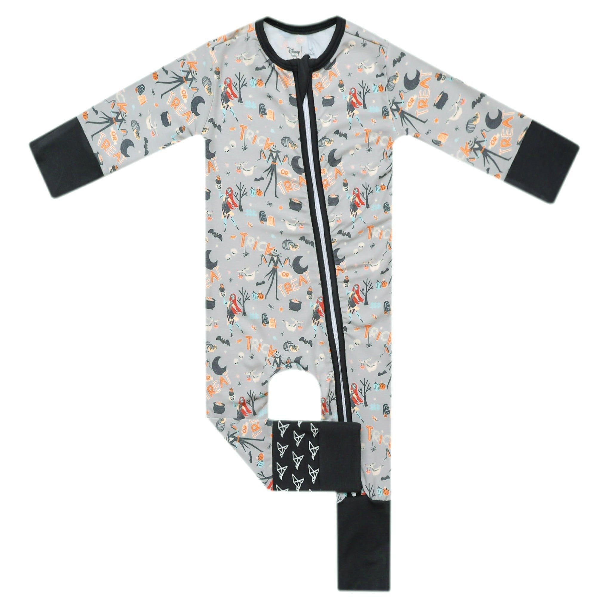 Convertible Zip-Up Footie - Nightmare Before Christmas