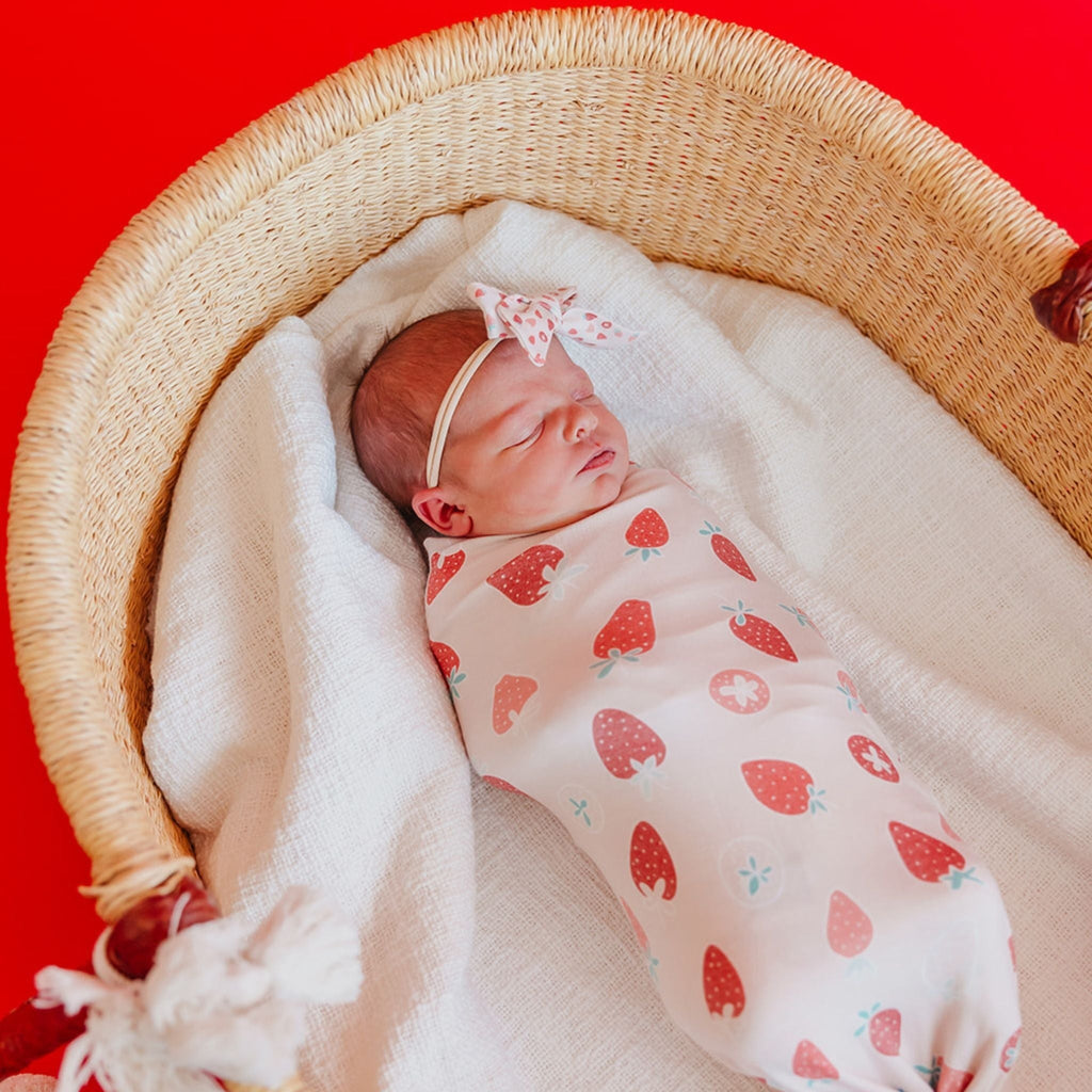 Classic Baby Bow - Strawberry
