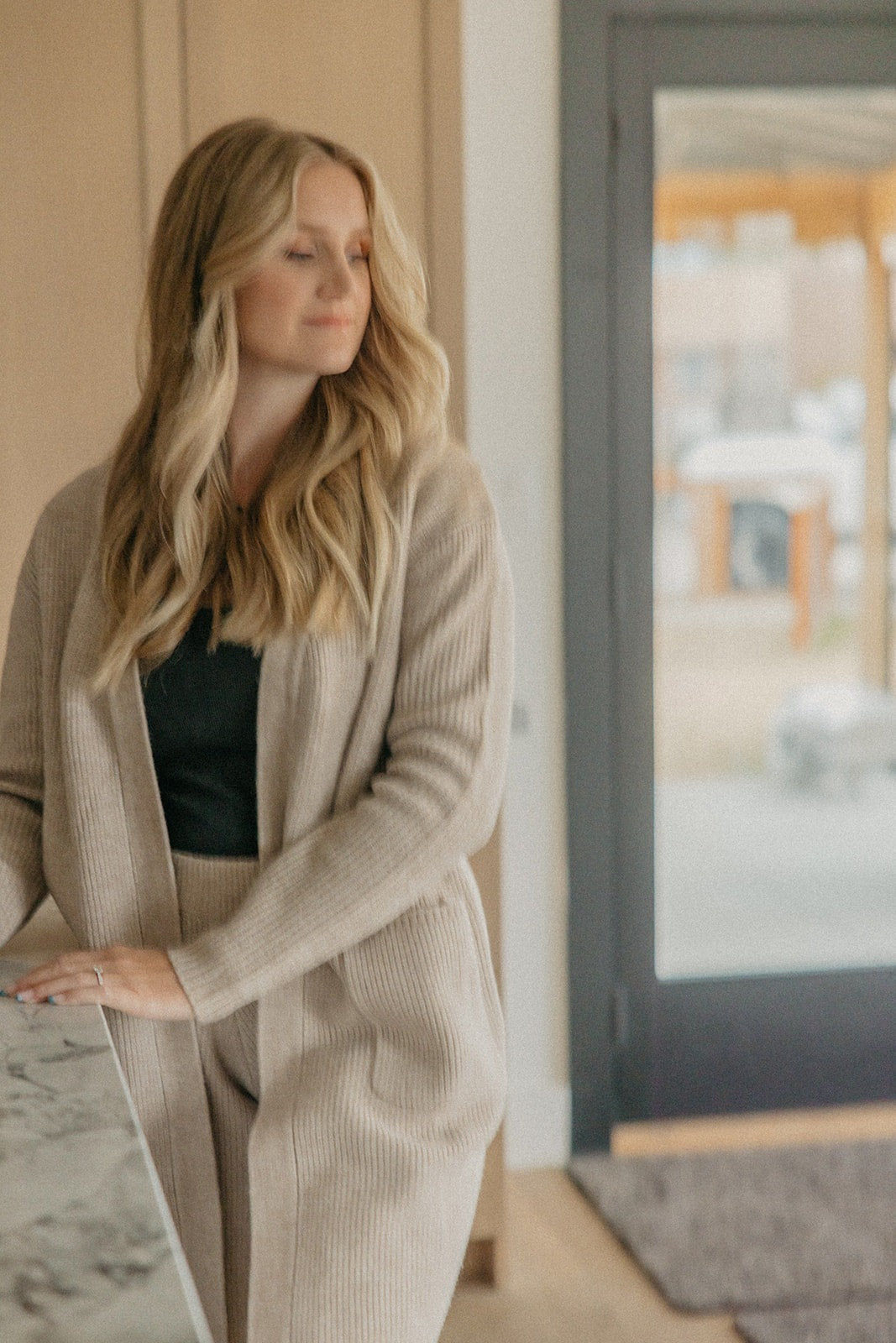 Women's Luxe Cardigan - Oatmeal