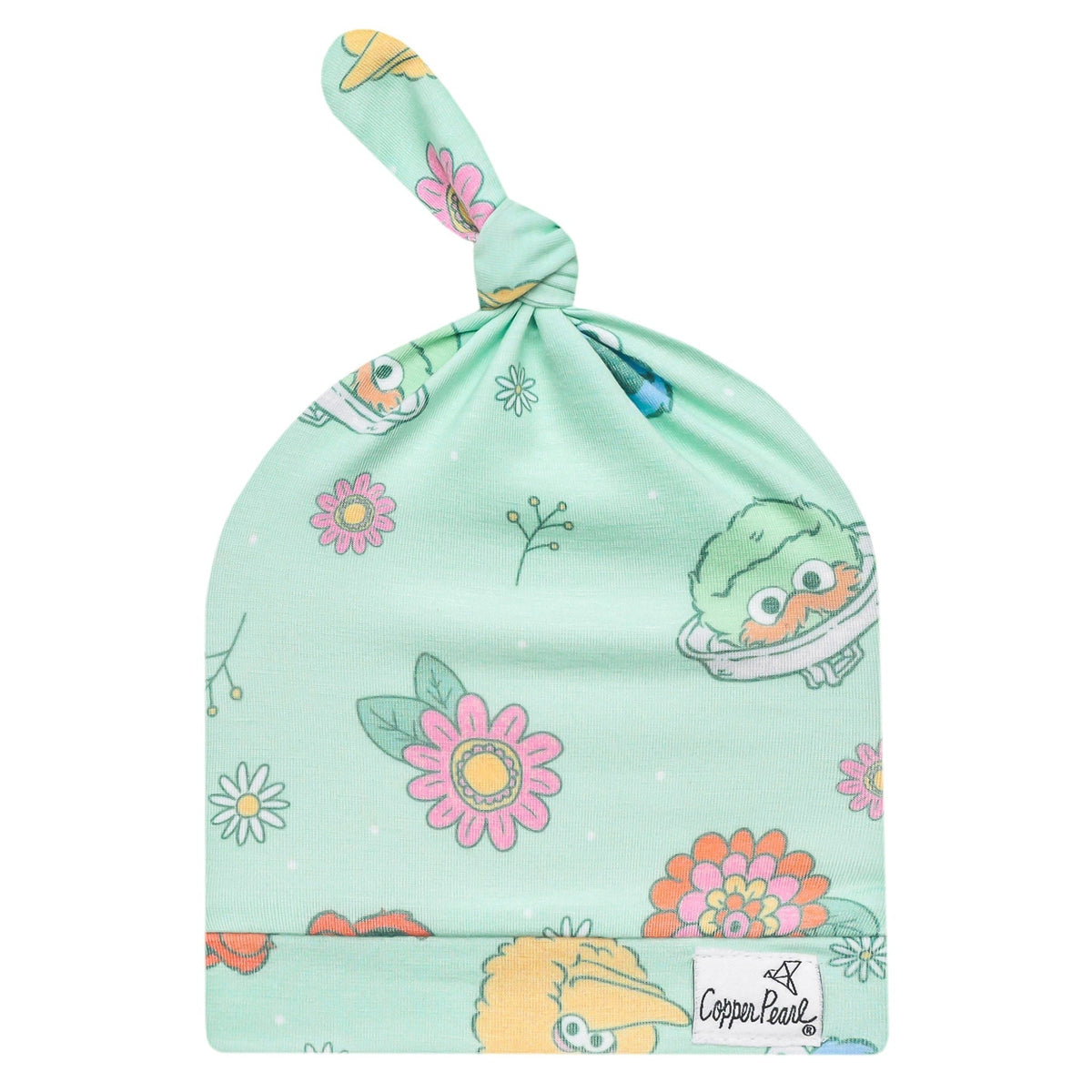 Top Knot Hat - Sesame Street Retro Floral