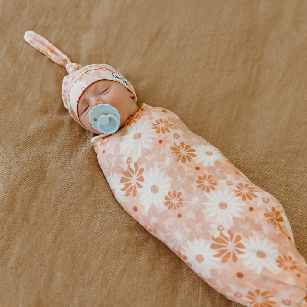 Knit Swaddle Blanket - Penny