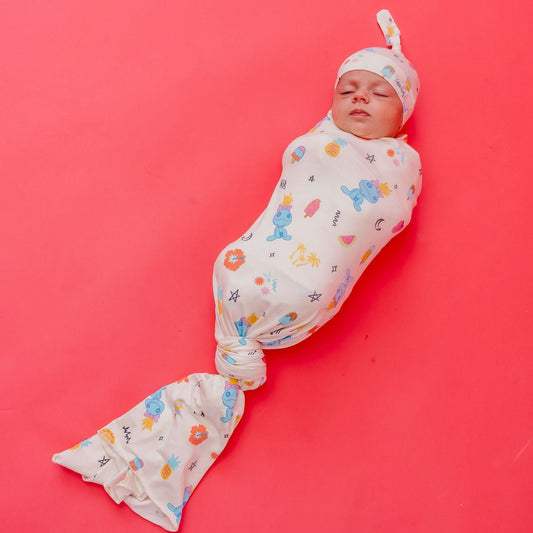 Knit Swaddle Blanket - Disney Scrump Dreamsicles