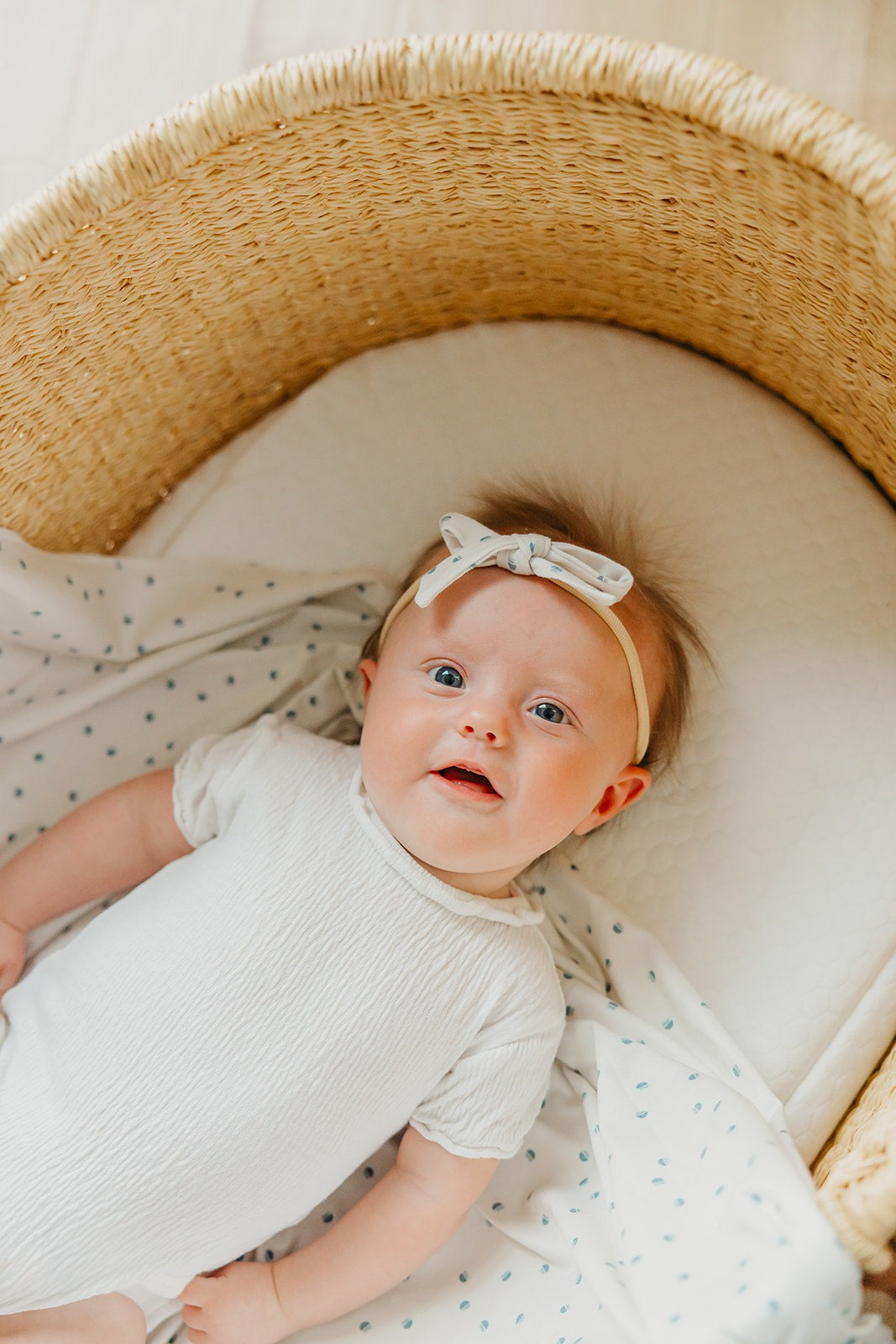 Ribbon Baby Bow - Haze