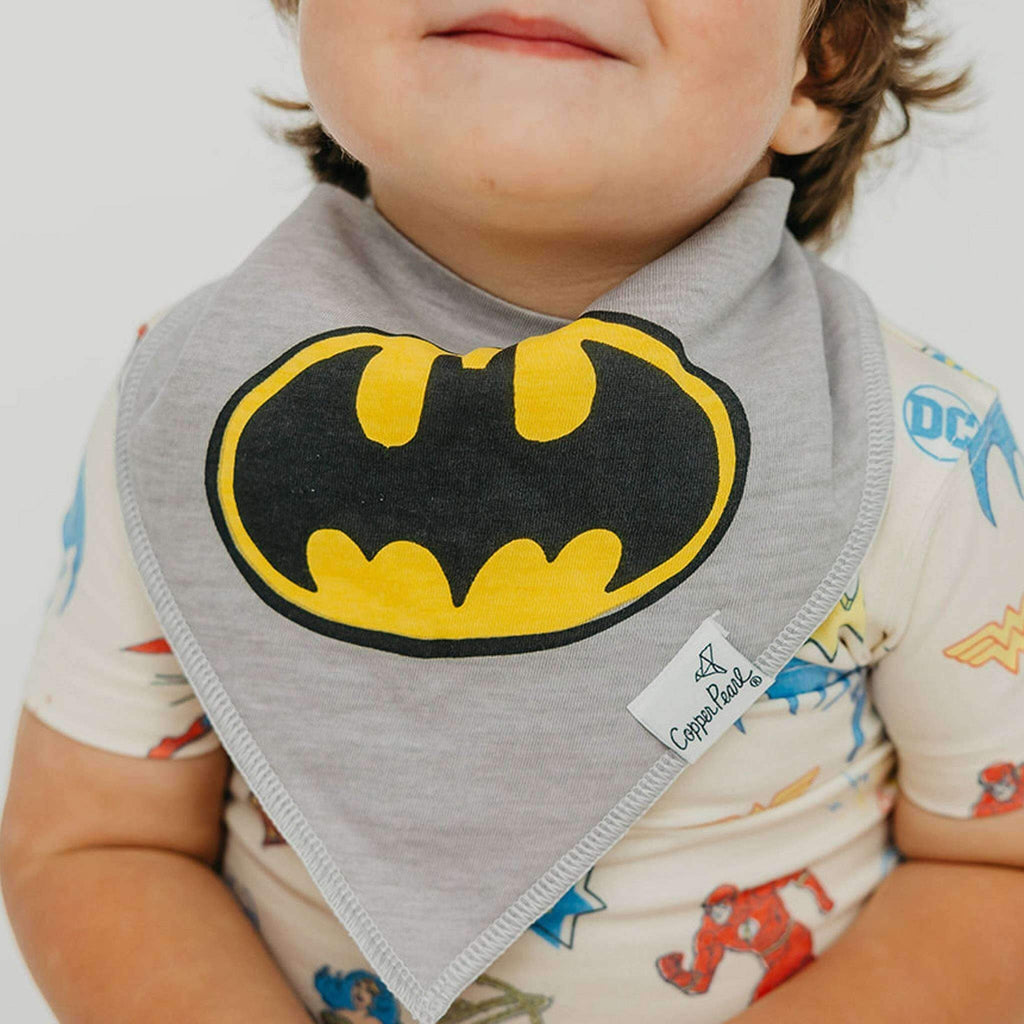 4 Pack Baby Bandana Bibs - Justice League