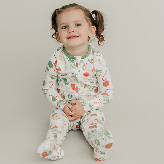 Zip-Up Footie Pajama - Elf