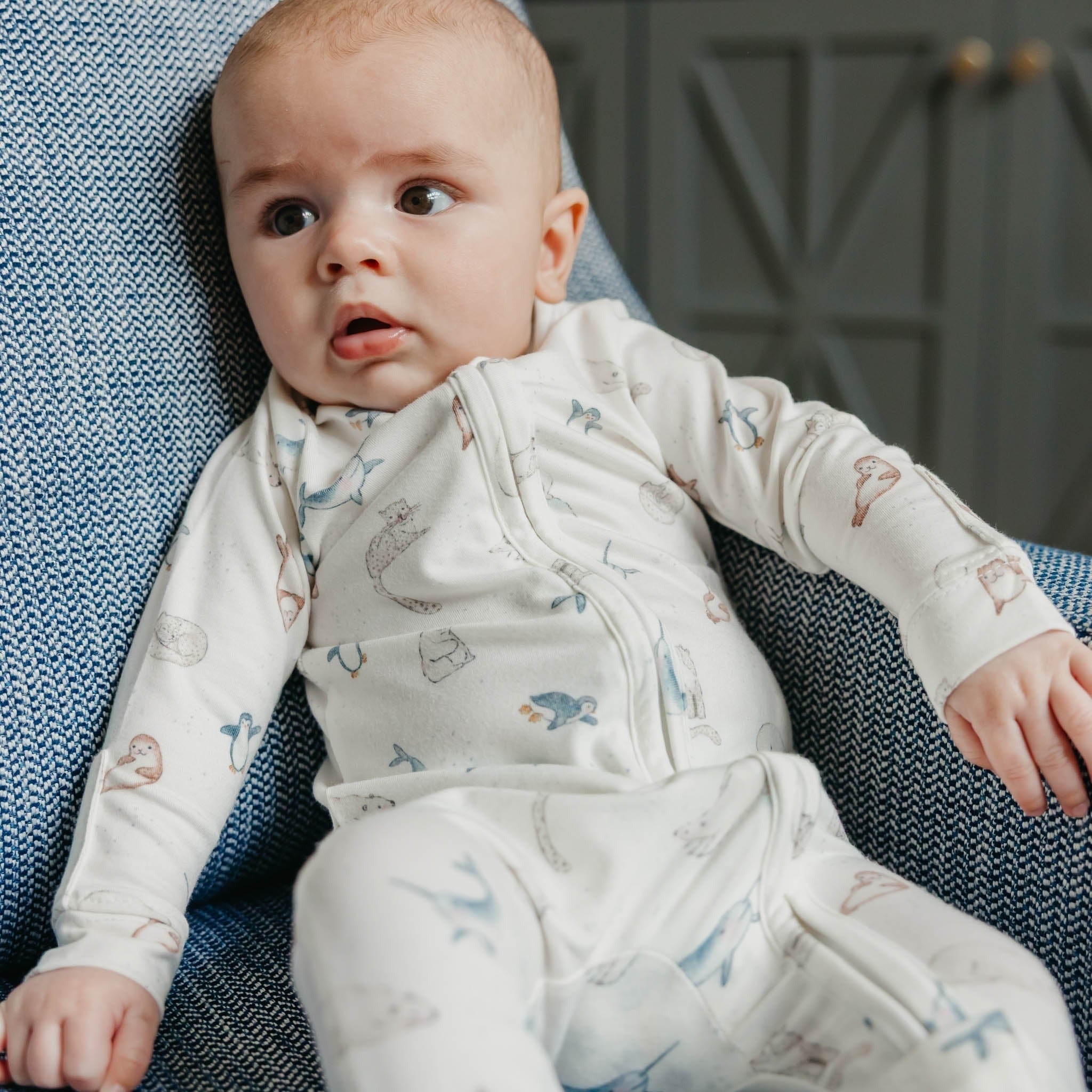 Zip-Up Footie Pajama - Arctic Wonder